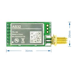 Mạch RF UART Lora SX1278 433Mhz 3000m