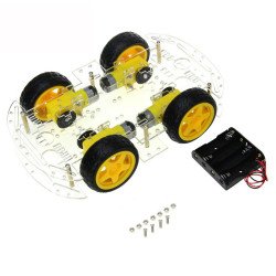 Bộ khung xe robot 2 tầng 4 bánh 4WD