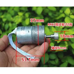 Động cơ brushless giảm tốc 12V 180 vòng/phút