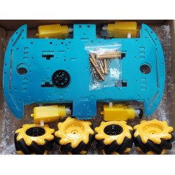 Bộ khung xe 4 bánh Mecanum 4WD-S 2 tầng