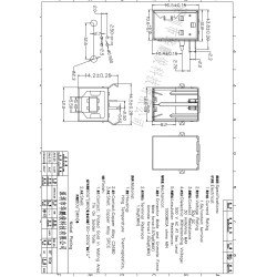 USB Type B cái 90 độ