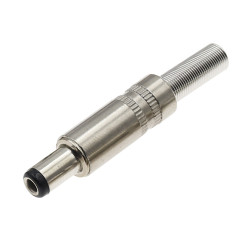 Jack DC 5.5*2.5mm đực kim loại