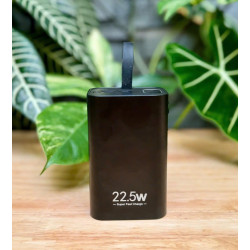 Box sạc dự phòng 6 cell 21700 vỏ nhôm PD22.5W