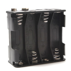 Đế 8 pin AA ra jack pin vuông