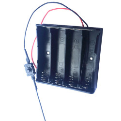 Đế 4 pin 18650 (nối tiếp) có công tắc Đế 4 pin 18650 (nối tiếp) có công tắc