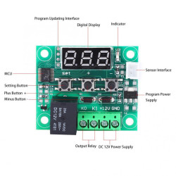 Mạch điều khiển nhiệt độ relay XH-W1209 Mạch điều khiển nhiệt độ relay XH-W1209