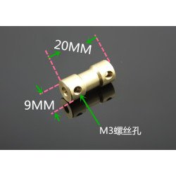 Khớp nối đồng 3.17mm-3.17mm