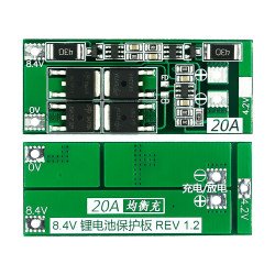 Mạch sạc và bảo vệ pin 2s 20A HW-392 pin 3.7V